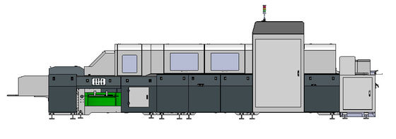 250m/Min High-Speed Printing Quality Inspection-Machine voor Whisky Verpakkende Doos